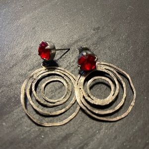 Red Sabika earrings - gorgeous